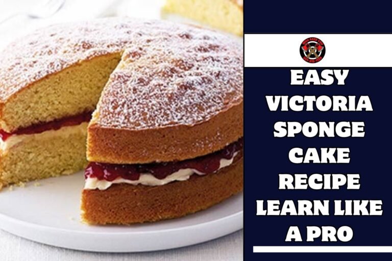Easy Victoria Sponge Cake Recipe Learn Like a Pro