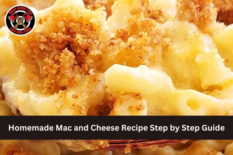Homemade Mac and Cheese Recipe Step by Step Guide