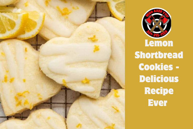 Lemon Shortbread Cookies - Delicious Recipe Ever 