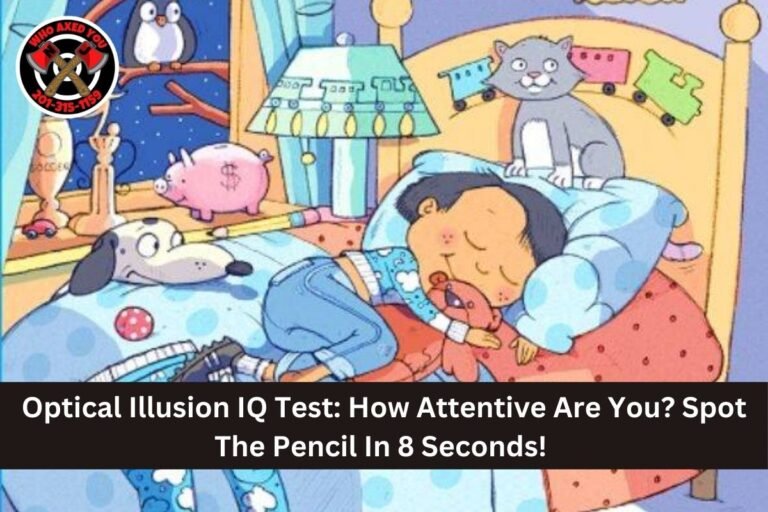 Optical Illusion IQ Test: How Attentive Are You? Spot The Pencil In 8 Seconds!