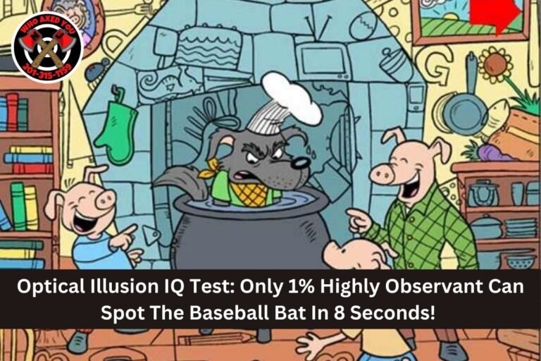 Optical Illusion IQ Test: Only 1% Highly Observant Can Spot The Baseball Bat In 8 Seconds!