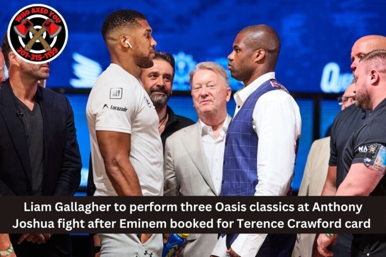 Liam Gallagher to perform three Oasis classics at Anthony Joshua fight after Eminem booked for Terence Crawford card