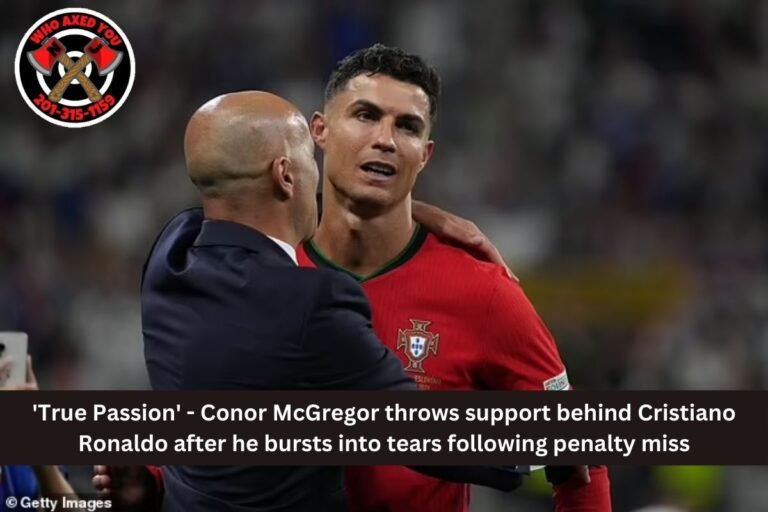 'True Passion' - Conor McGregor throws support behind Cristiano Ronaldo after he bursts into tears following penalty miss